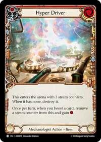Hyper Driver (Red) - Armory Deck: Maxx Nitro - Flesh and Blood TCG card