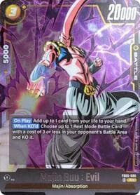 Majin Buu : Evil (Tournament Pack 06) - Tournament and Championship Promos - Dragon Ball Super: Fusion World card