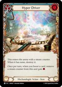 Hyper Driver (Blue) - Armory Deck: Maxx Nitro - Flesh and Blood TCG card