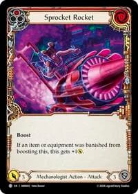 Sprocket Rocket (Red) - Armory Deck: Maxx Nitro - Flesh and Blood TCG card