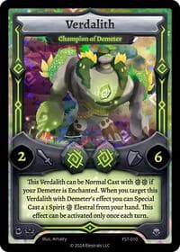 Verdalith - Champion of Demeter - Divine Champions: Firestorm - Elestrals card