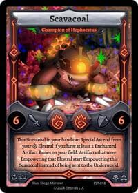 Scavacoal - Champion of Hephaestus - Divine Champions: Firestorm - Elestrals card