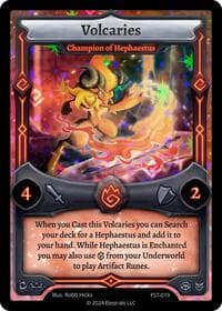 Volcaries - Champion of Hephaestus - Divine Champions: Firestorm - Elestrals card