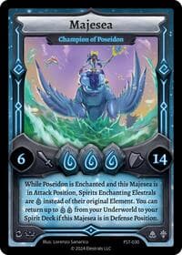 Majesea - Champion of Poseidon - Divine Champions: Firestorm - Elestrals card