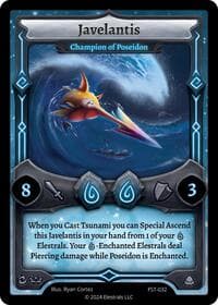 Javelantis - Champion of Poseidon - Divine Champions: Firestorm - Elestrals card