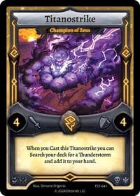 Titanostrike - Champion of Zeus - Divine Champions: Firestorm - Elestrals card