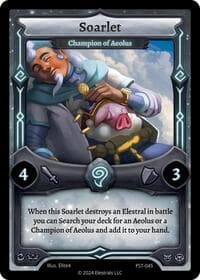 Soarlet - Champion of Aeolus - Divine Champions: Firestorm - Elestrals card