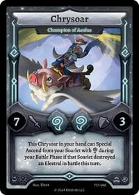 Chrysoar - Champion of Aeolus - Divine Champions: Firestorm - Elestrals card