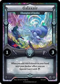 Galaxair - Champion of Aeolus - Divine Champions: Firestorm - Elestrals card