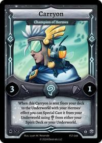 Carryon - Champion of Hermes - Divine Champions: Firestorm - Elestrals card