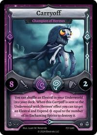 Carryoff - Champion of Hermes - Divine Champions: Firestorm - Elestrals card