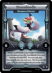 Dracodoodle - Champion of Hermes - Divine Champions: Firestorm - Elestrals card