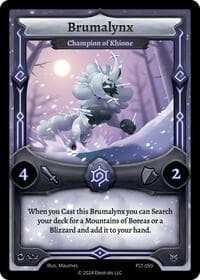 Brumalynx - Champion of Khione - Divine Champions: Firestorm - Elestrals card