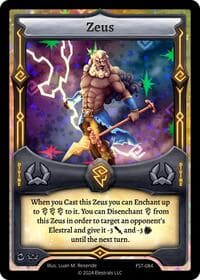 Zeus - Divine Champions: Firestorm - Elestrals card