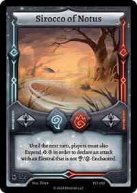 Sirocco of Notus - Divine Champions: Firestorm - Elestrals card