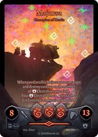 Majursa - Champion of Hestia (Full Art) - Divine Champions: Firestorm - Elestrals card