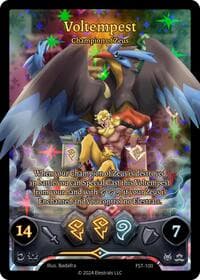 Voltempest - Champion of Zeus (Full Art) - Divine Champions: Firestorm - Elestrals card