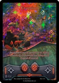 Eruption (Full Art) - Divine Champions: Firestorm - Elestrals card
