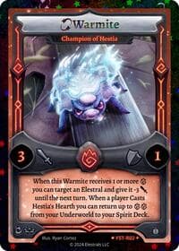 Warmite - Champion of Hestia (Stellar) - Divine Champions: Firestorm - Elestrals card