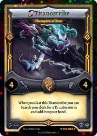 Titanostrike - Champion of Zeus (Stellar) - Divine Champions: Firestorm - Elestrals card
