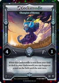 Cockatoodle - Champion of Hermes (Stellar) - Divine Champions: Firestorm - Elestrals card