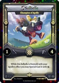 Solbelle - Champion of Apollo (Stellar) - Divine Champions: Firestorm - Elestrals card