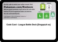 Code Card - League Battle Deck [Dragapult ex] - SV05: Temporal Forces - Pokemon card