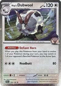 Hop's Dubwool (Cosmos Holo) - Miscellaneous Cards & Products - Pokemon card