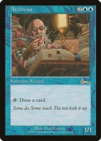 Archivist - Urza's Legacy - Magic: The Gathering card