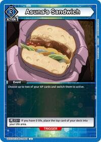 Asuna's Sandwich - UE07ST: Sword Art Online Starter Deck - Union Arena card