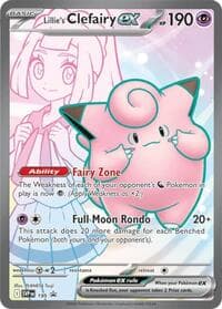 Lillie's Clefairy ex - 195 - SV: Scarlet & Violet Promo Cards - Pokemon card