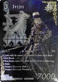 Serjes LB (PR-185/22-115R) - FF: Promo Cards - Final Fantasy TCG card