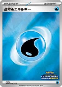 Basic Water Energy - 204/SV-P (Championship Series 2025) - SV-P Promotional Cards - Pokemon Japan card