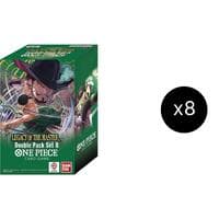 Double Pack Set Vol. 8 Display - Legacy of the Master - One Piece Card Game card