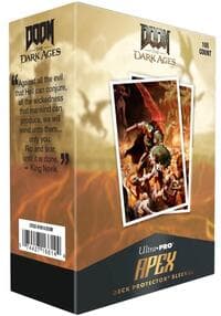 DOOM APEX Deck Protector Sleeves 1 for Bethesda - DOOM (105-pack) - Ultra Pro Card Sleeves - Card Sleeves card