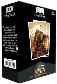 DOOM APEX Deck Protector Sleeves 2 for Bethesda - DOOM (105-pack) - Ultra Pro Card Sleeves - Card Sleeves card