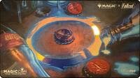 MagicCon 2024 Ultra Pro Exclusive Playmat for Magic: The Gathering - Foil Fallout Sol Ring (Chicago) - Ultra Pro Playmats - Playmats card