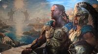 Pride 2024 Ultra Pro Exclusive Playmat for Magic: The Gathering - Kynaios and Tiro of Meletis - Ultra Pro Playmats - Playmats card