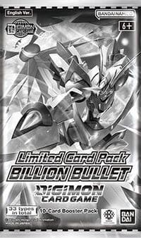 Limited Card Pack -Billion Bullet- (Sealed Promotional Pack) - Limited Card Pack -Billion Bullet- - Digimon Card Game card