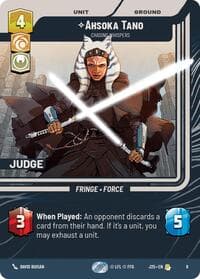 Ahsoka Tano - Chasing Whispers - Judge Promos - Star Wars: Unlimited card