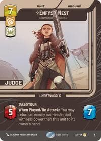 Enfys Nest - Champion of Justice - Judge Promos - Star Wars: Unlimited card