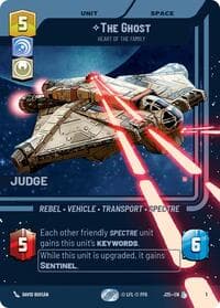 The Ghost - Heart of the Family - Judge Promos - Star Wars: Unlimited card