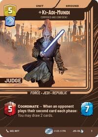 Ki-Adi-Mundi - Composed and Confident - Judge Promos - Star Wars: Unlimited card