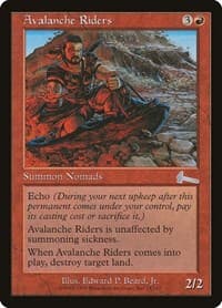 Avalanche Riders - Urza's Legacy - Magic: The Gathering card