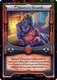 Hestia's Hearth (Stellar) - Divine Champions: Firestorm Starter Decks - Elestrals card