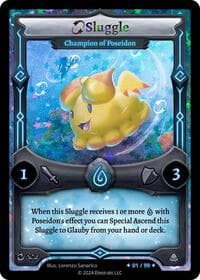 Sluggle - Champion of Poseidon (Serialized) - Divine Champions: Firestorm Starter Decks - Elestrals card