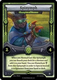 Spinymph - Champion of Hermes - Divine Champions: Firestorm Starter Decks - Elestrals card