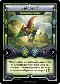 Spinosect - Champion of Hermes - Divine Champions: Firestorm Starter Decks - Elestrals card