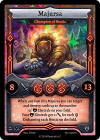 Majursa - Champion of Hestia - Divine Champions: Firestorm Starter Decks - Elestrals card