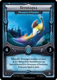 Verutaqua - Champion of Poseidon - Divine Champions: Firestorm Starter Decks - Elestrals card